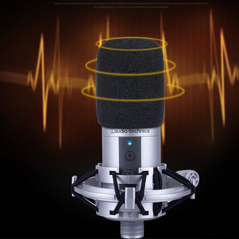 1PC AT2020 Mic Windscreen Cover,Windproof Foam Pop Filter for Audio Technica