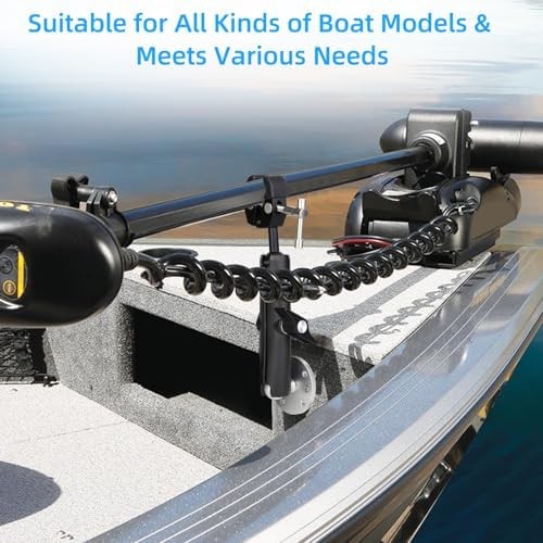 Trolling Motor Stabilizer Mount Support Reduces Vibration