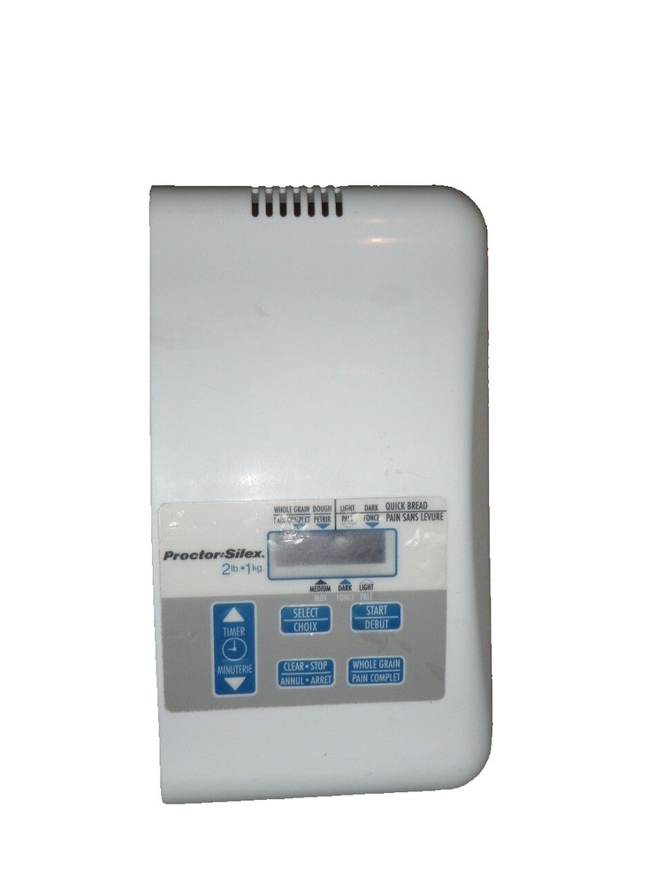 Electronic Control Panel for Proctor-Silex Bread Maker Machine Model 80140