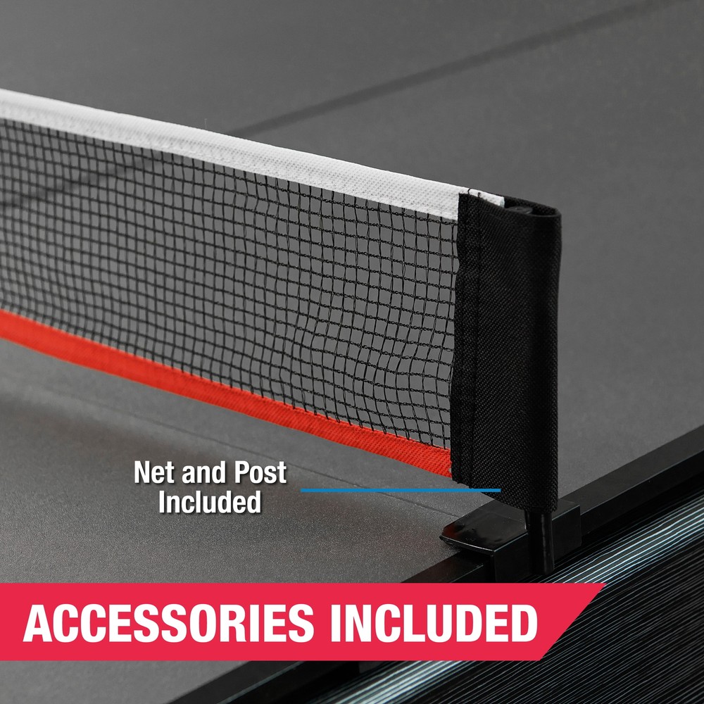 Table Tennis Conversion Top Indoor Fold-up design when not in use
