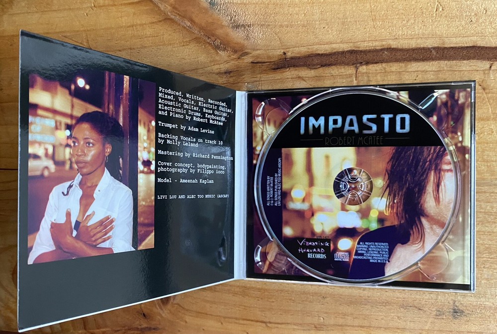 AUTOGRAPHED Robert McAtee ALBUM “IMPASTO” CD