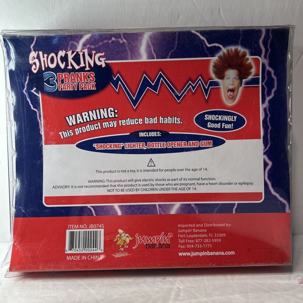 Shocking 3 Pranks Party Pack NIP