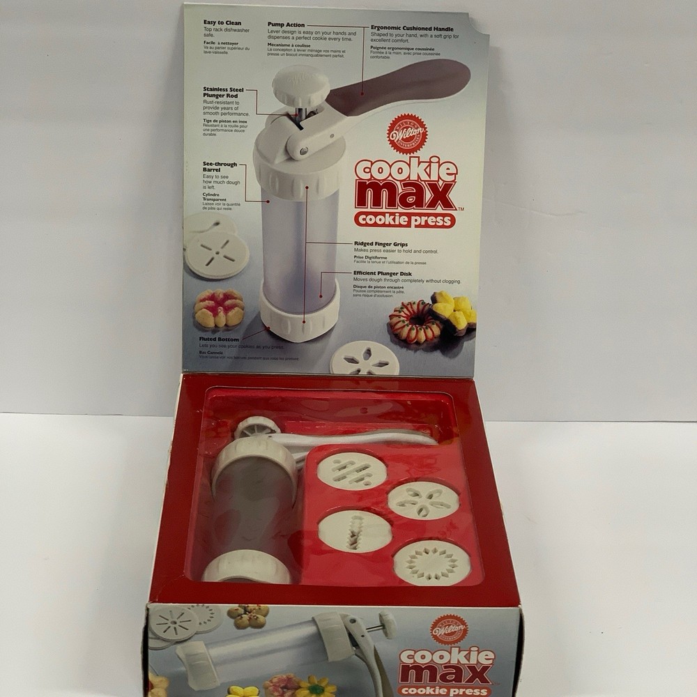 Wilton Cookie Max Cookie Press - 12 Design Discs