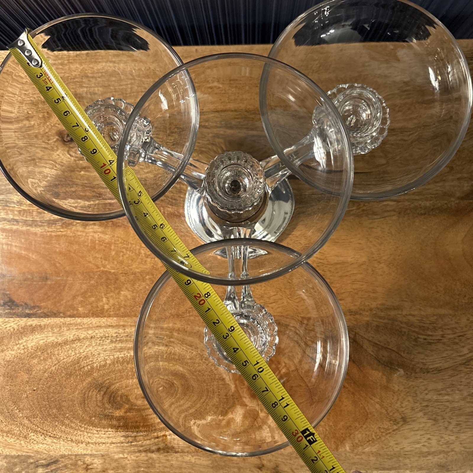 Vtg Cambridge Epergne Sheffield Sterling Weighted Base Centerpiece Candle Holder