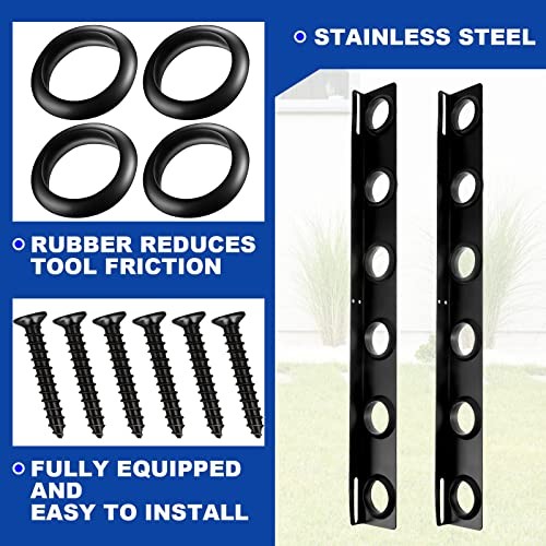 Sets 6-Tool Landscape Trailer Rack for Lawn Equipment 6 Hole Hand Tool 2