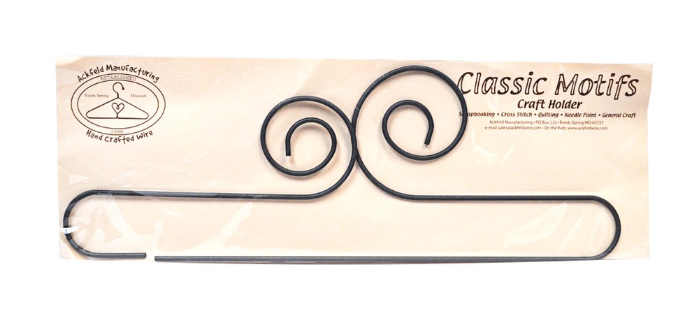 Classic Motifs Double Scroll 16 Inch Split Bottom Craft Holder