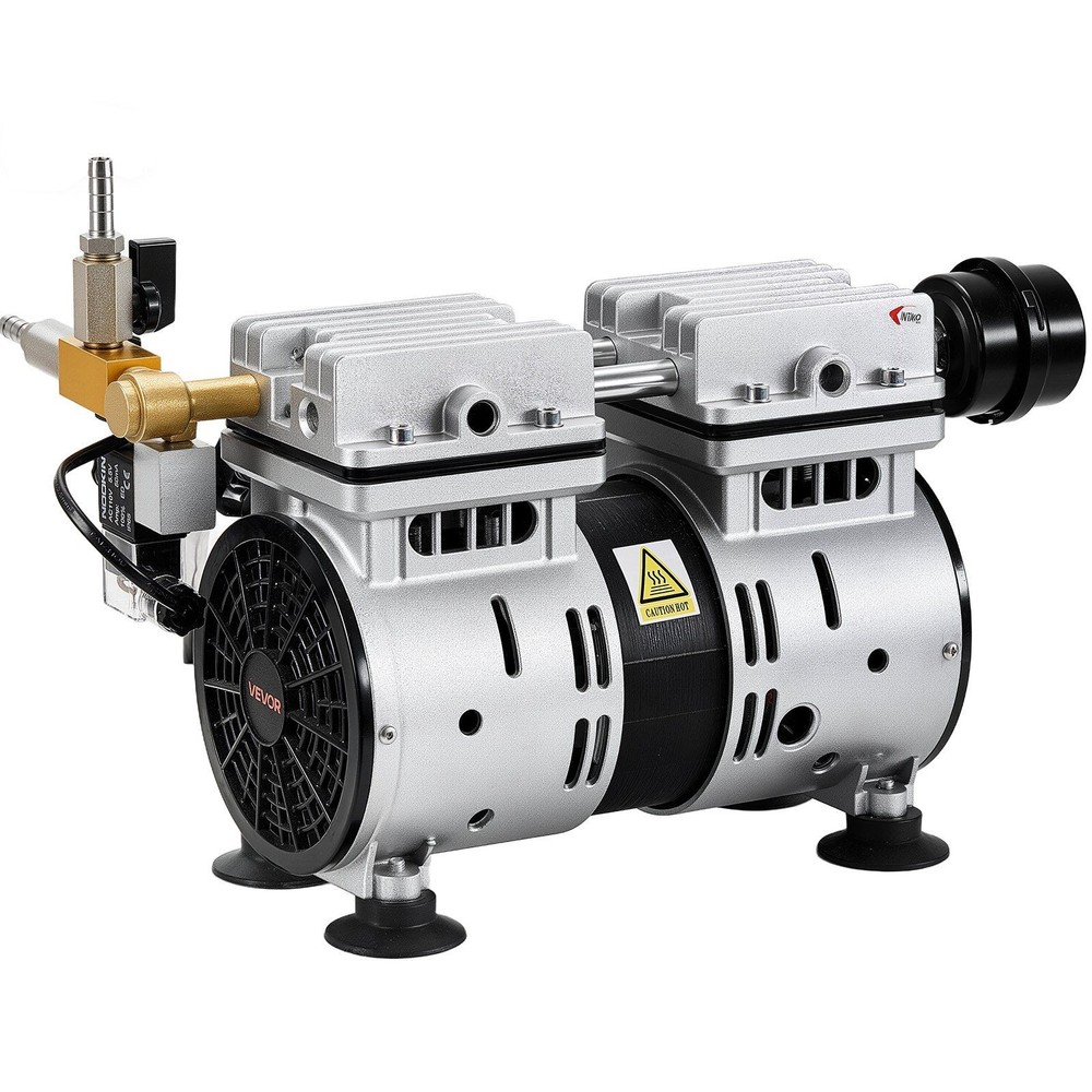 Pond Aeration Kit: 5.2 CFM, 3/4HP Compressor, 2 Diffusers, Timer, 100ft Hoses