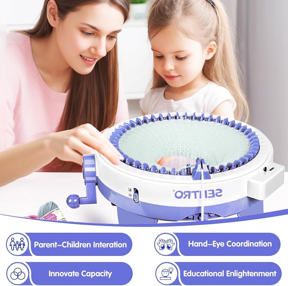 Smart Circular Knitting Machine 48 Needles - DIY Knit Kit