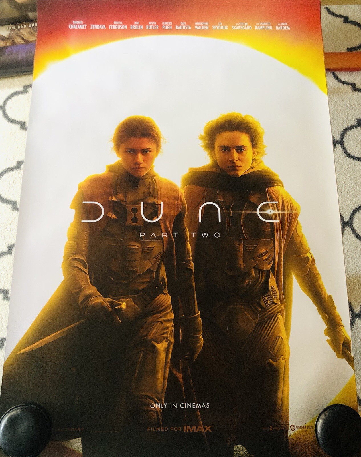 DUNE PART TWO 27X40 Original Double Sided DS MOVIE POSTER VERSION B Chalamet