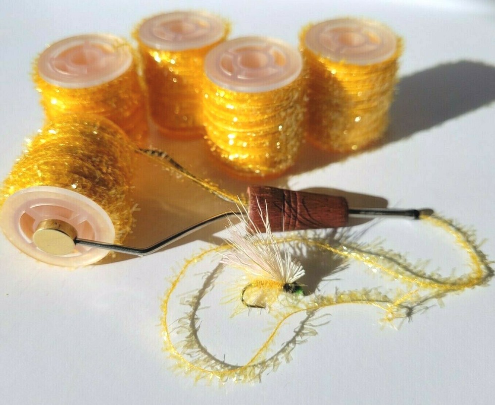 MICRO TINSEL CHENILLE - Premium Fly Tying Material - Small Chenille - 18ft. New