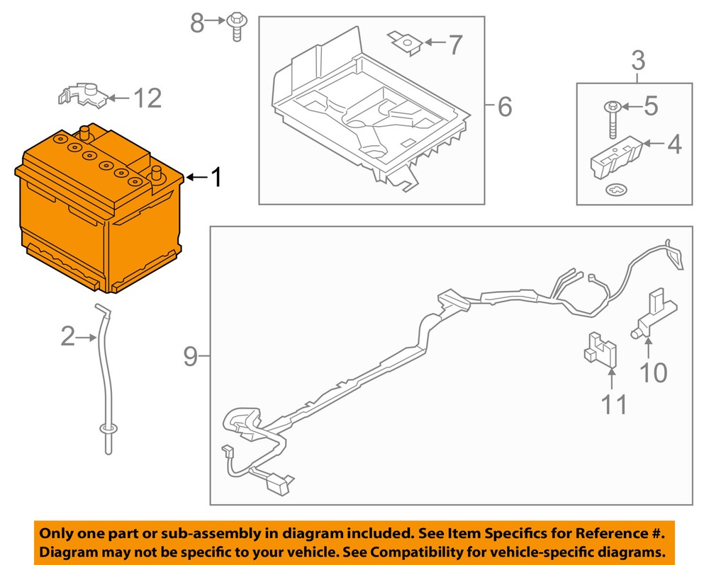 FORD OEM-Battery BXT99RT4A
