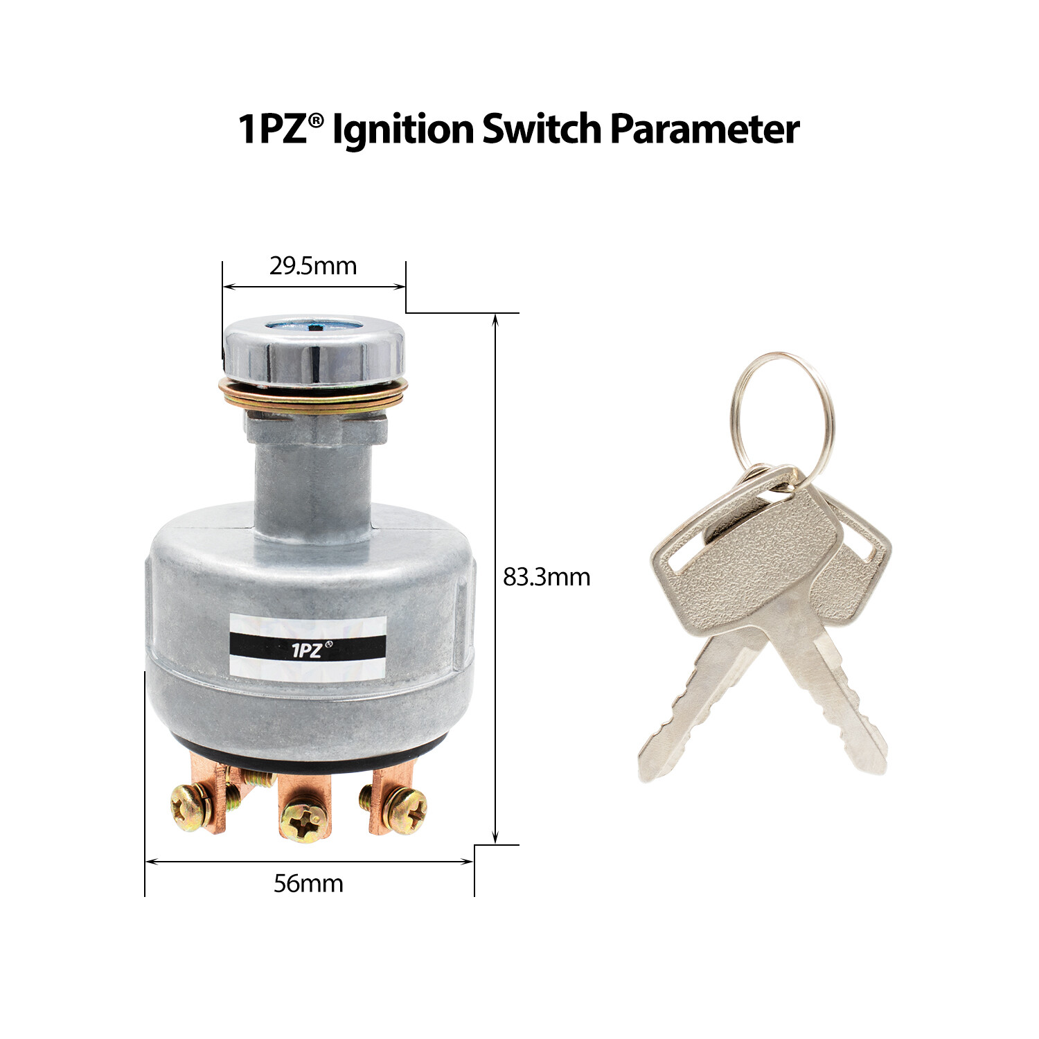 Ignition Starter Key Switch John Deere 650 750 850 950 1050 Yanmar 0808610000