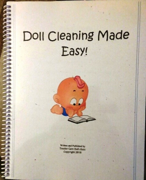 Doll Cleaning guide book -with Color Photos - NEW 2018!