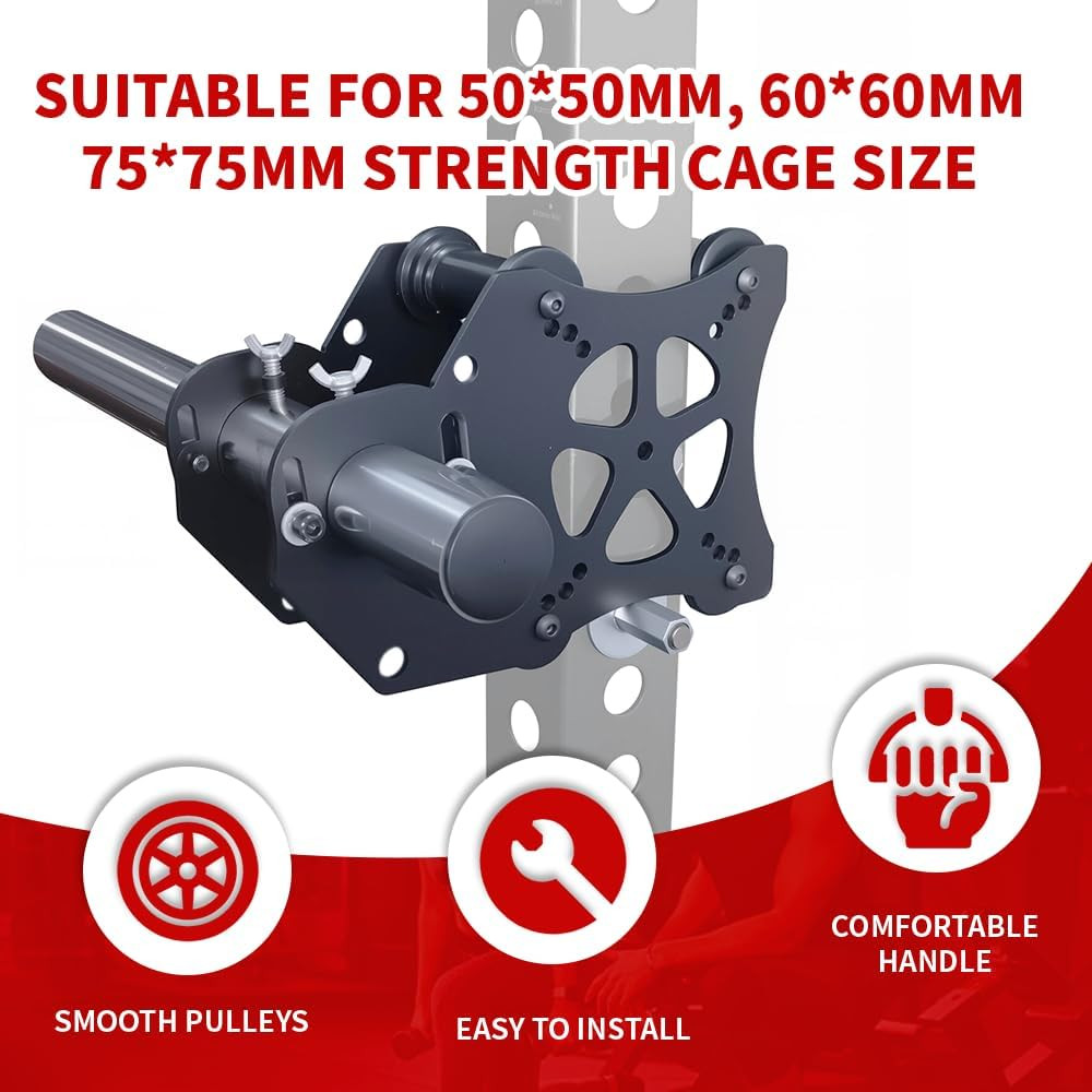 Pulley System Gym Power Rack Attachments Smith Machine Attachments Cable Pulley