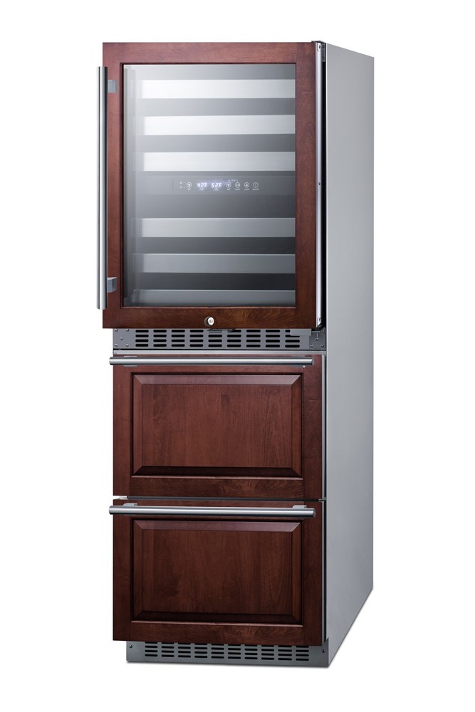 Summit SWCDRF24PNR 24"W 46 Bottle Capacity - Panel Ready