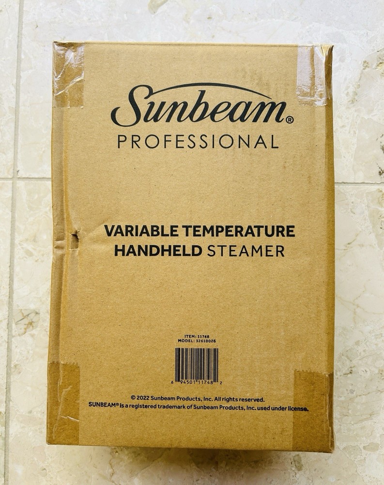Sunbeam Professional 1575W Handheld Steamer, Variable Temp., Model# 32610026