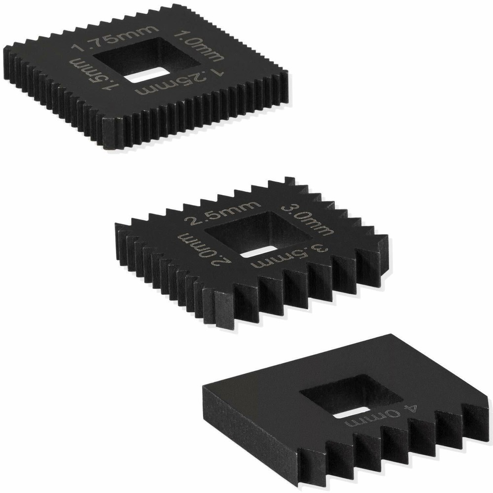 3PCS Metric Die Set for Universal Outside Thread Chaser Replace 202817