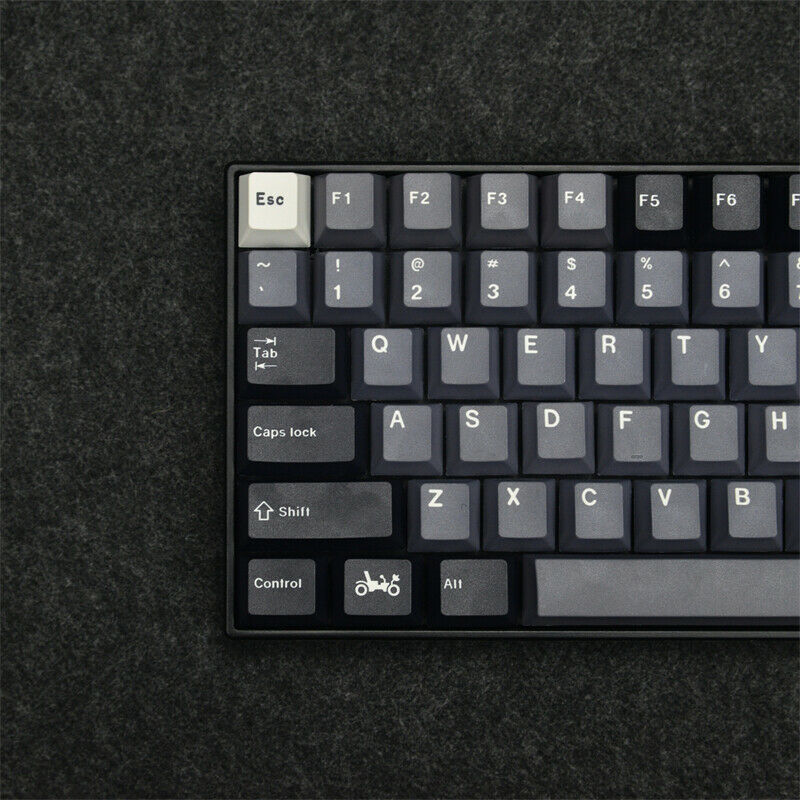 Apollo Theme Keycap Gray Cherry Profile 129 Key Dye-sub for Cherry MX Keyboard