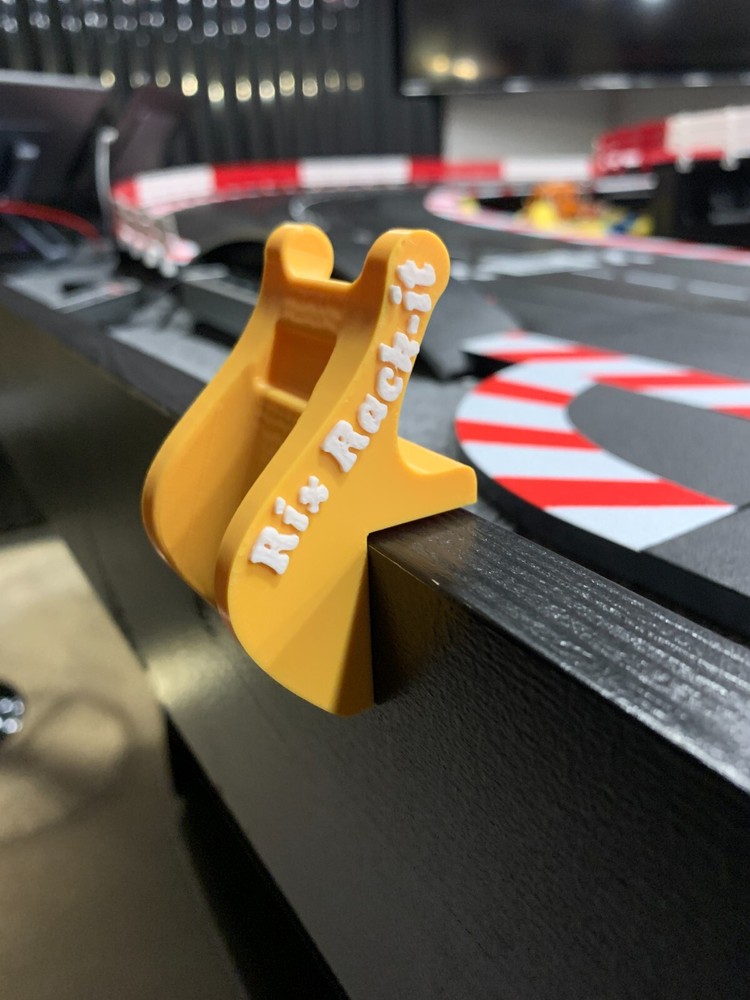 Rix Rack-it Slot car controller holder (Yellow) L mount)