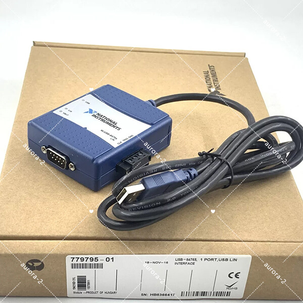 National Instruments NI USB-8476s LIN Interface Device 194210D-21L