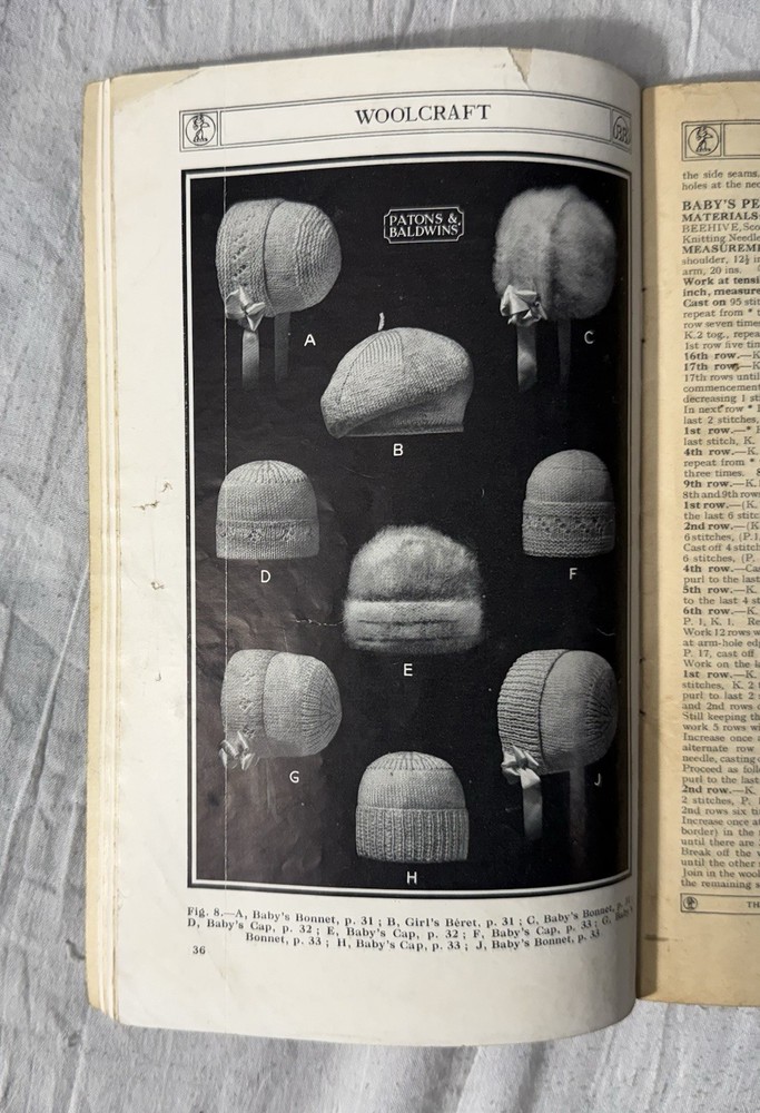 Woolcraft, A Practical Guide To Knitting & Crochet, Circa 1930