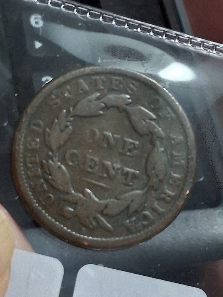 1838 CORONET HEAD LARGE CENT