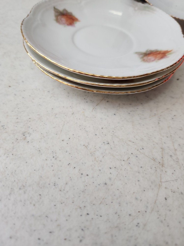 4 J B & W Germany Saucers