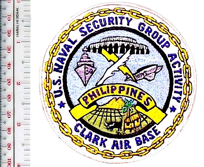 US Navy USN Philippines Naval Security Group Activity Clark Air Base Patch