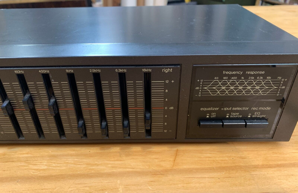 Technics Stereo Graphic Equalizer Model SH-8028 Right Channel Lights Out