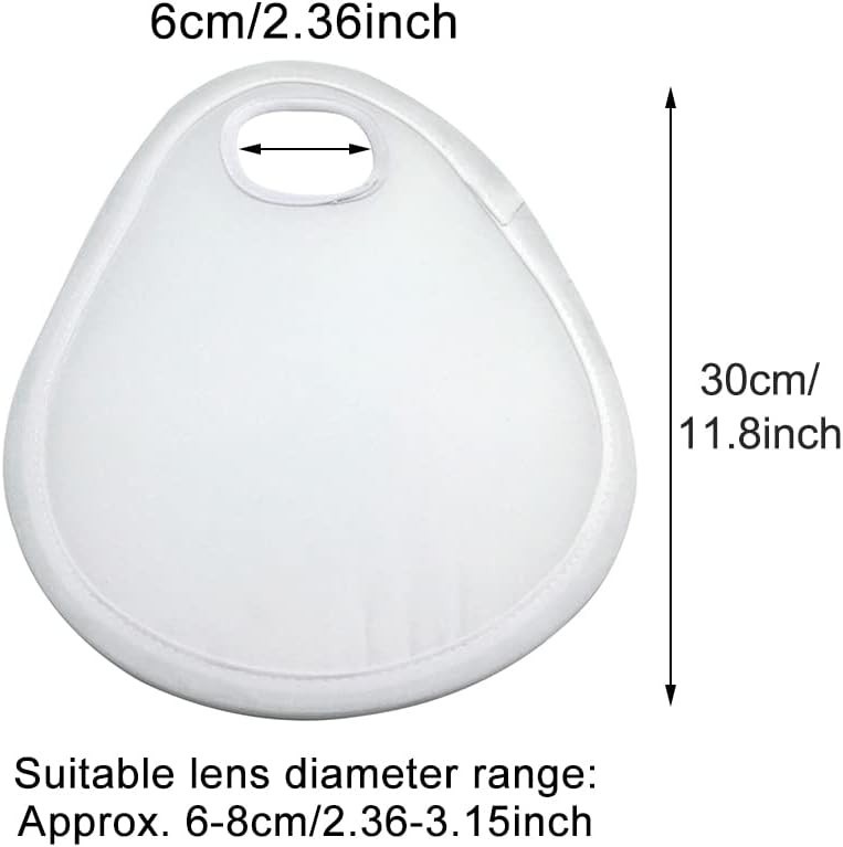 Camera Flash Diffuser,Eliminate Harsh Light and Shadow,Foldable with Storage ...
