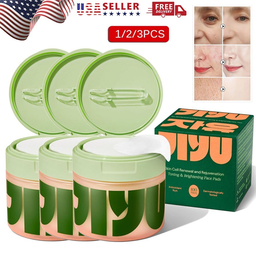 Korean Skincare Toner Pads (1/2/3PCS) Anti-Aging, Dark Spot & Wrinkle Minimizing