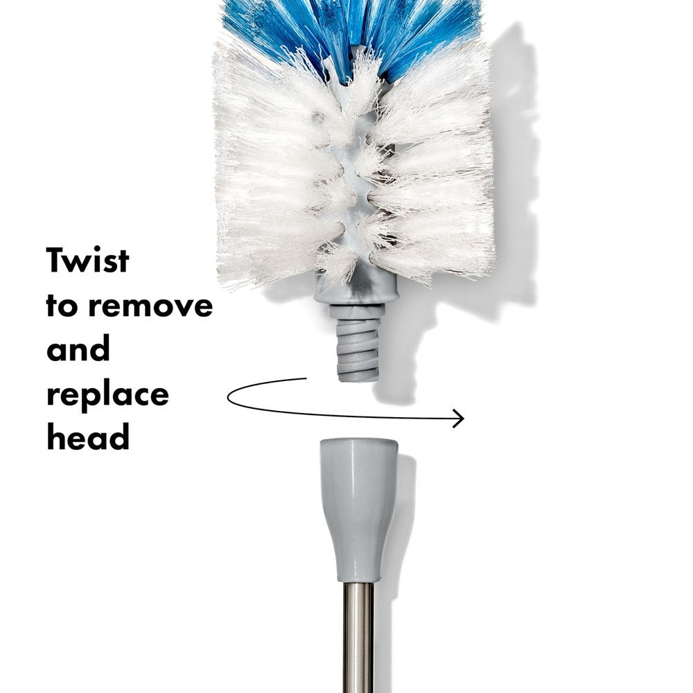 Bottle Brush Stainless Steel Replaceable Head OXO Good Grips