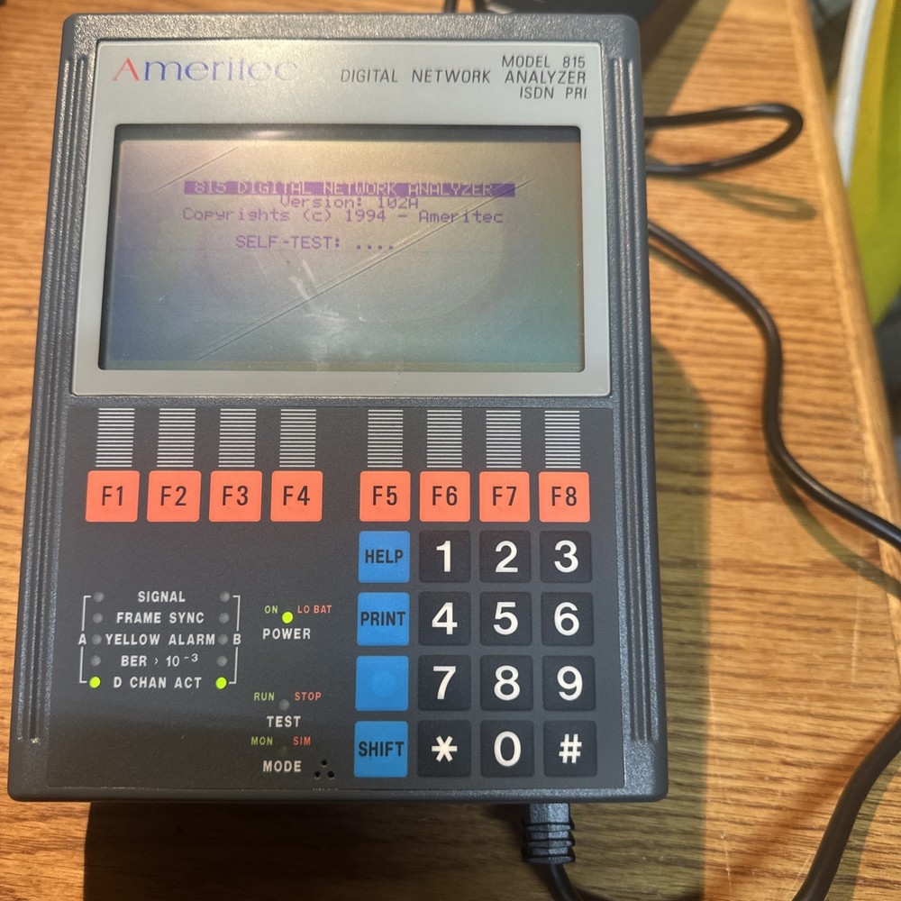 Ameritec Model 815 AM-815 Digital Network Analyzer  READ