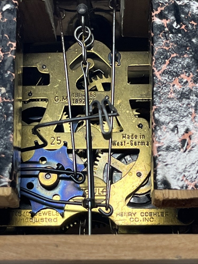 Vintage Hubert Herr Germany Cuckoo Clock Untested