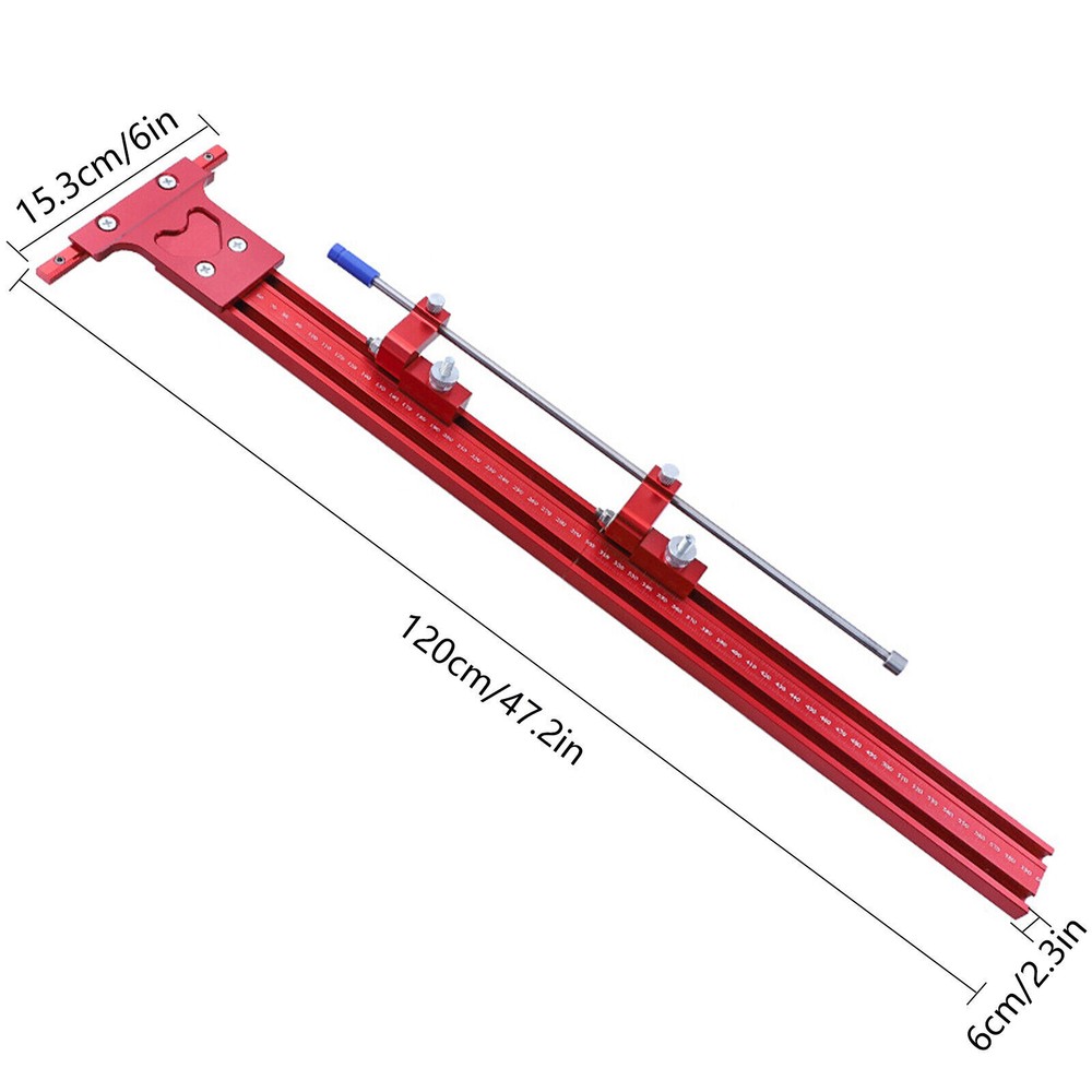 NEW Parallel Rail Guide System Track Saw Woodworking Guide Carpentry Tool Set US
