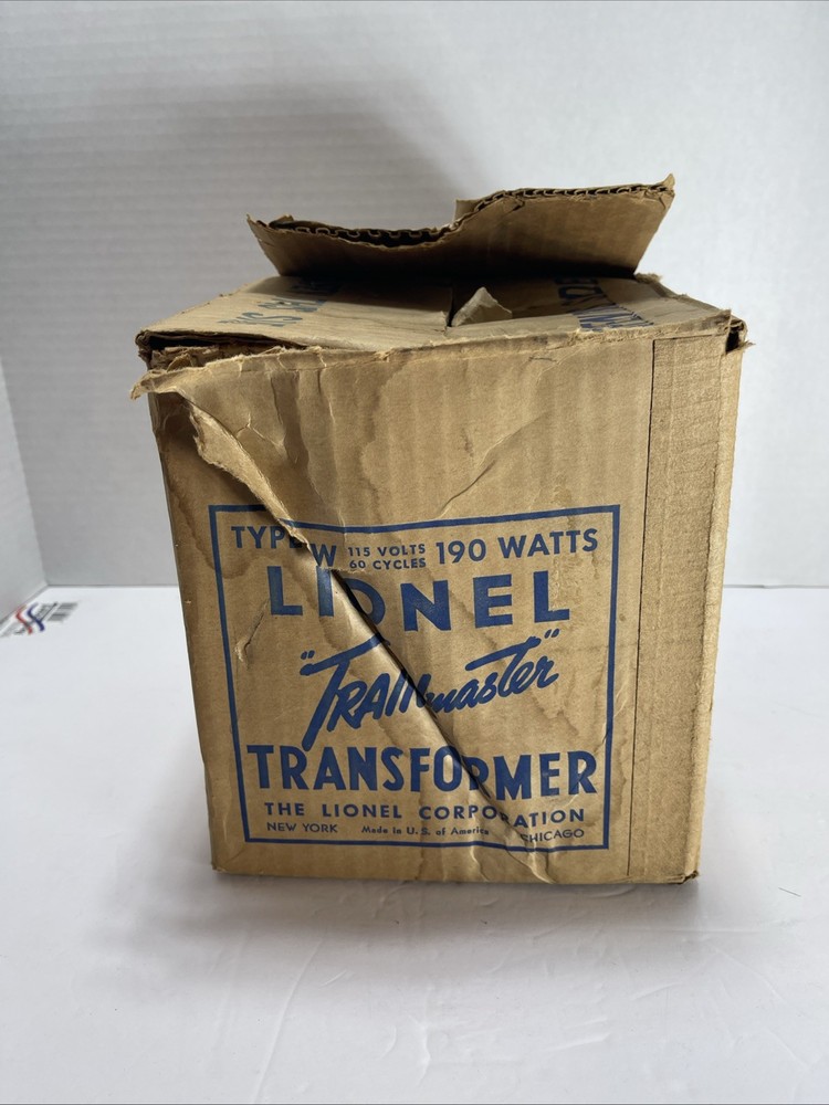 Lionel Trains Postwar Train Master Type "KW" Transformer 190 Watts Multi-Control