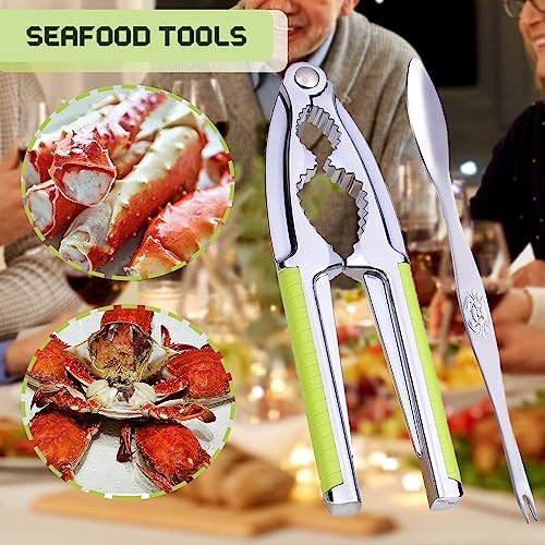 Nut Cracker, Nutcracker, Seafood Tools, Walnut Cracker for All Nuts, Heavy