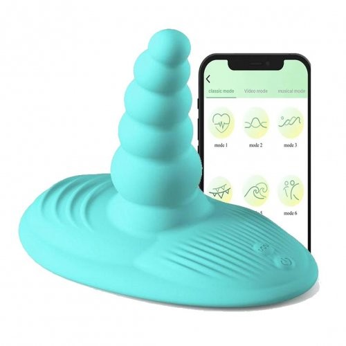 Grinders: Sublime App Controlled Silicone Vibrating Grinding Pad with Beaded Sh