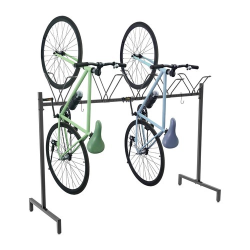 5-Slot Bike Organizer Bicycle Parking Rack Bicycle Storage Holder Floor Stand