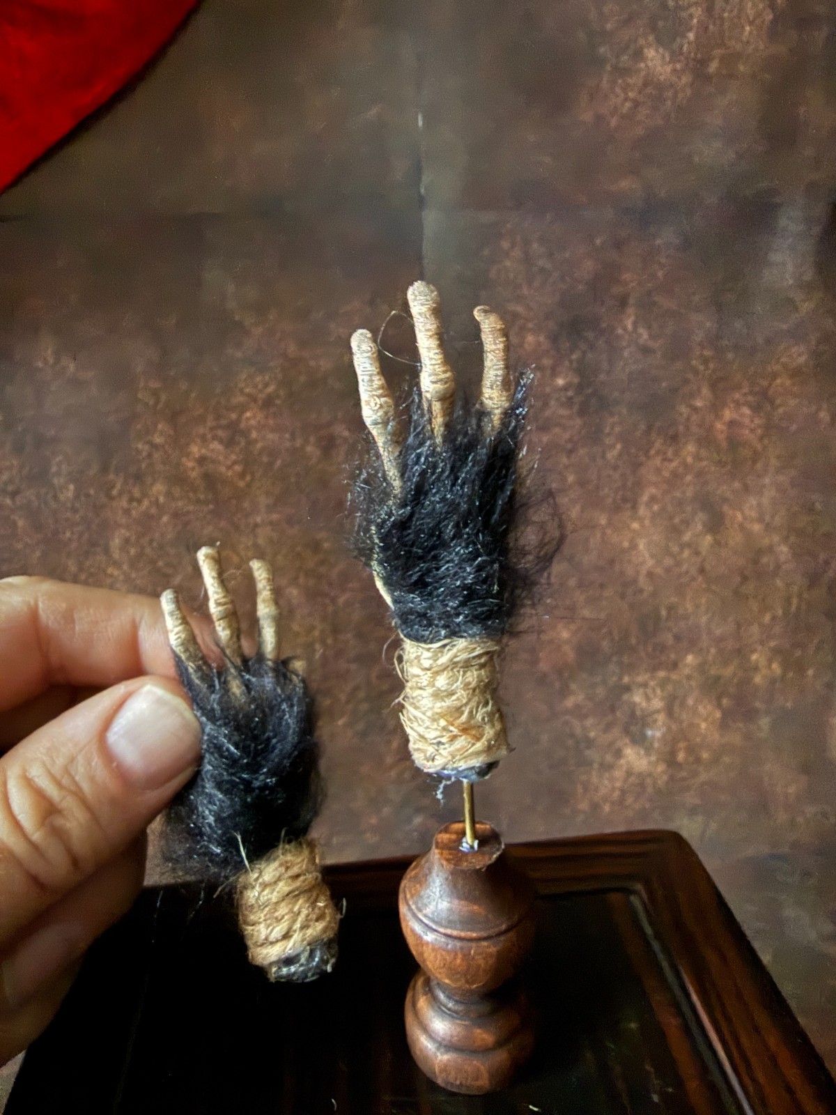 Cursed Monkey Paw for curiosity cabinet unmounted