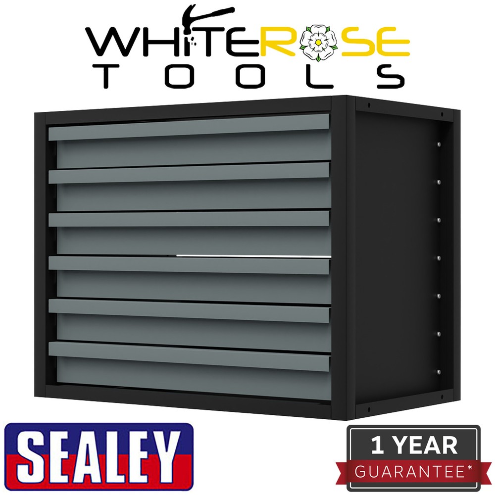Sealey Modular Racking Mid Unit 6 Drawers Tool Storage 580mm
