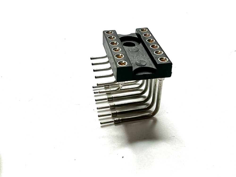 LEH-312-S900-95 LED Sockets 12POS 2 Rows 2.54mm Right Angle