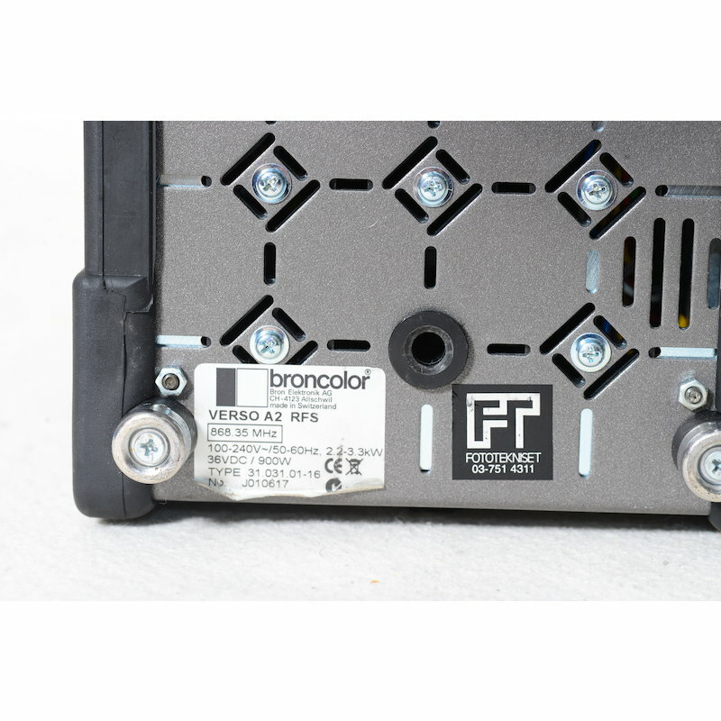 Broncolor Verso A2 - Light output control no longer works - DEFECT