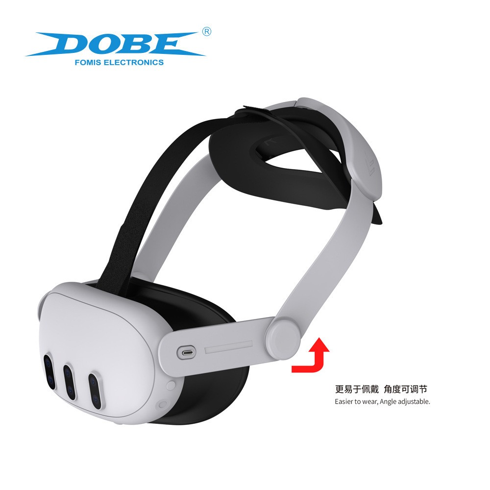 Adjustable VR Head Strap for Meta Quest 3S / Quest 3 Replacement Headband
