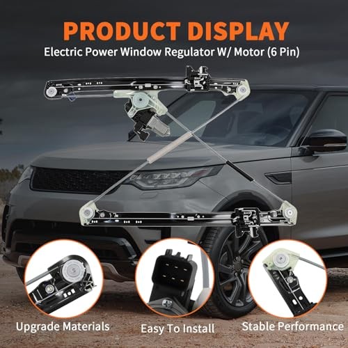 Front Driver Side Power Window Regulator w/Motor Compatible with Discovery Left