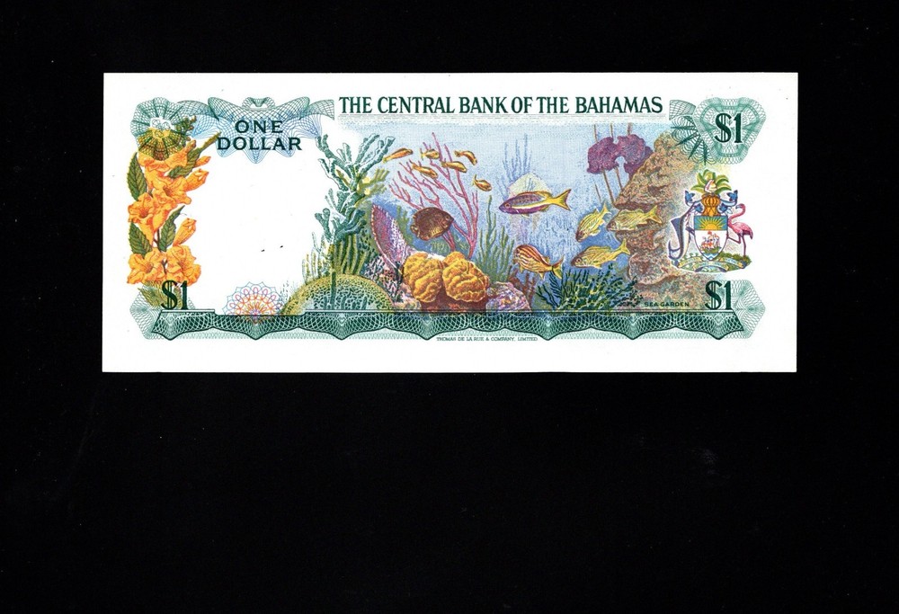 Bahamas - One Dollar Note - L1974 - Crisp Unc.