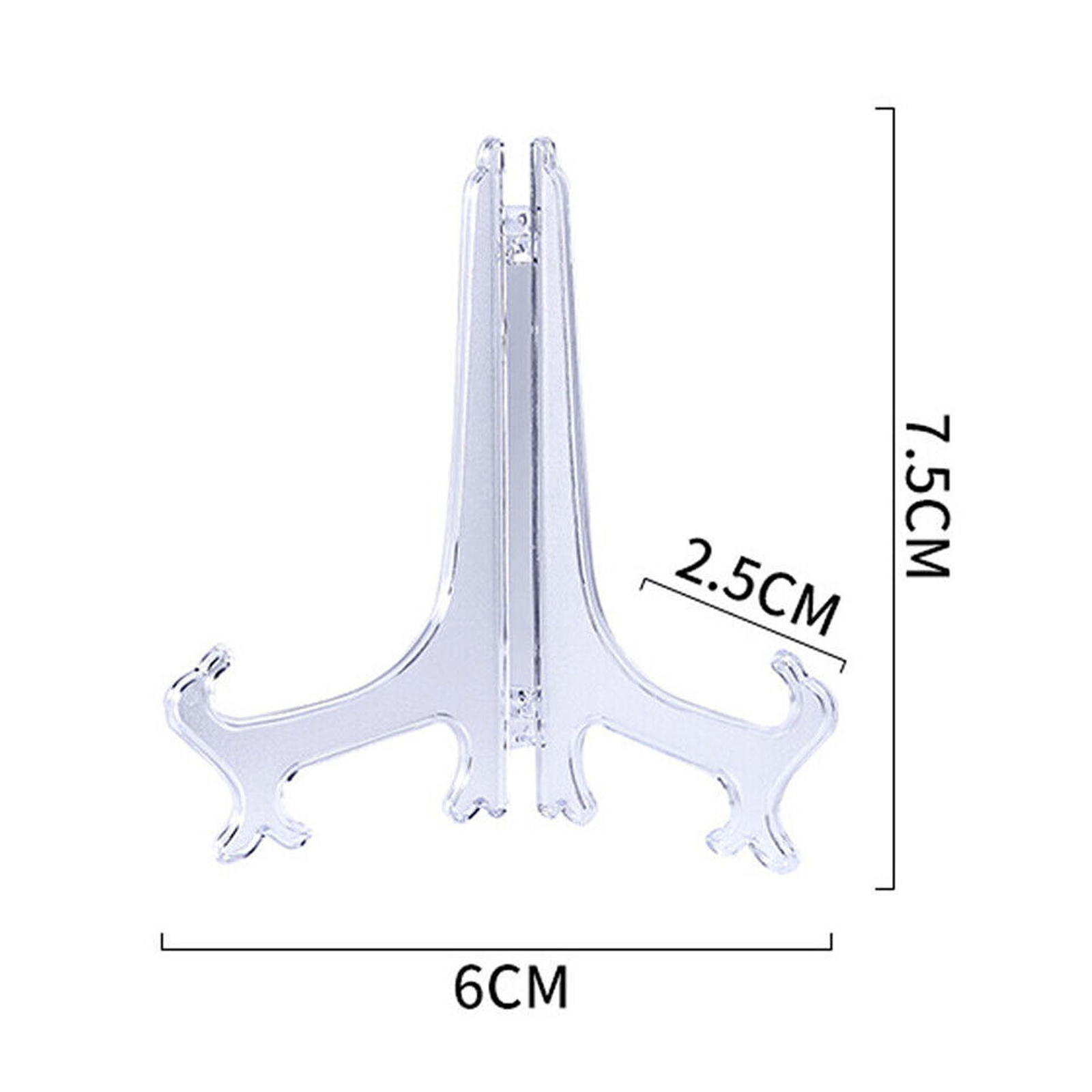 25PC Easel Display Stand Plate Foldable Bracket Picture Photo Frame Card Holder