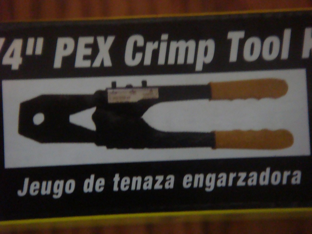 Apollo 3/4 PEX Crimp Tool Kit Model 69PTKH00144 New!!!