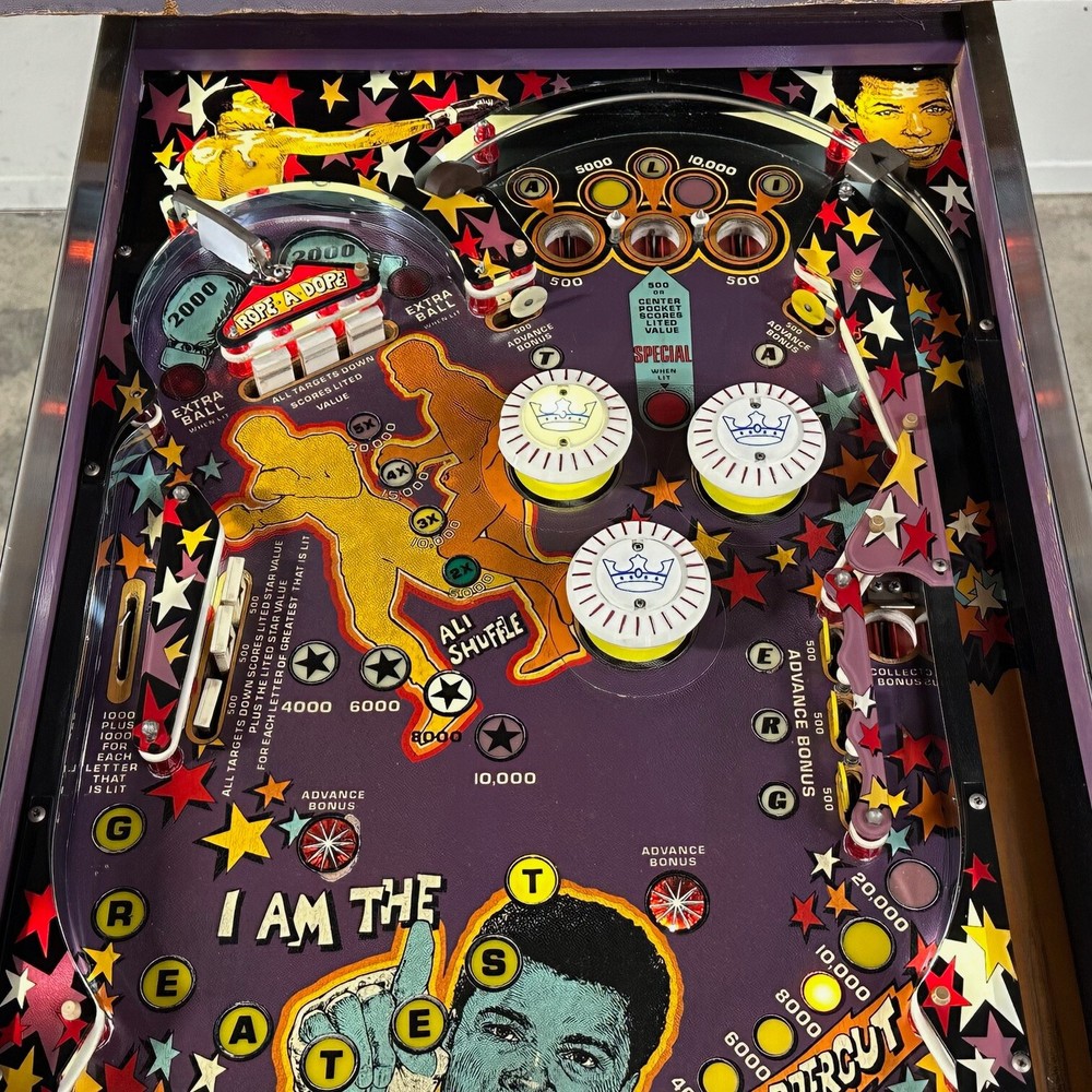 Muhammad Ali Pinball Machine (Stern Electronics, 1980)