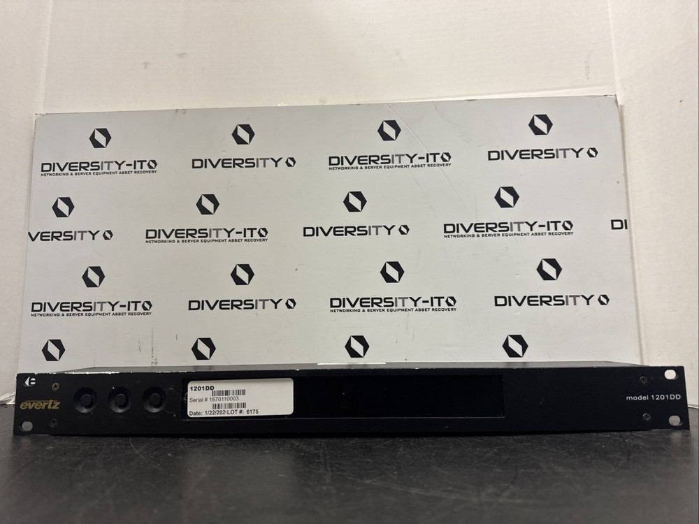 Evertz 1U 1201DD led digital clock